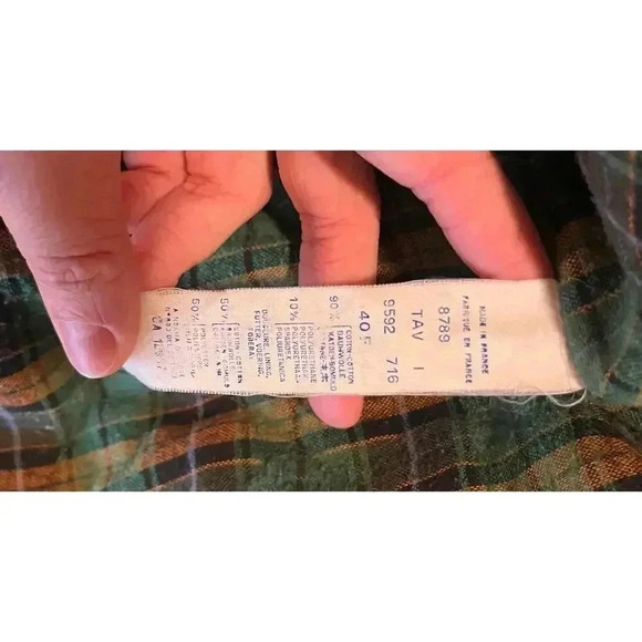 Green barn coat, size 40F - Picture 8 of 8